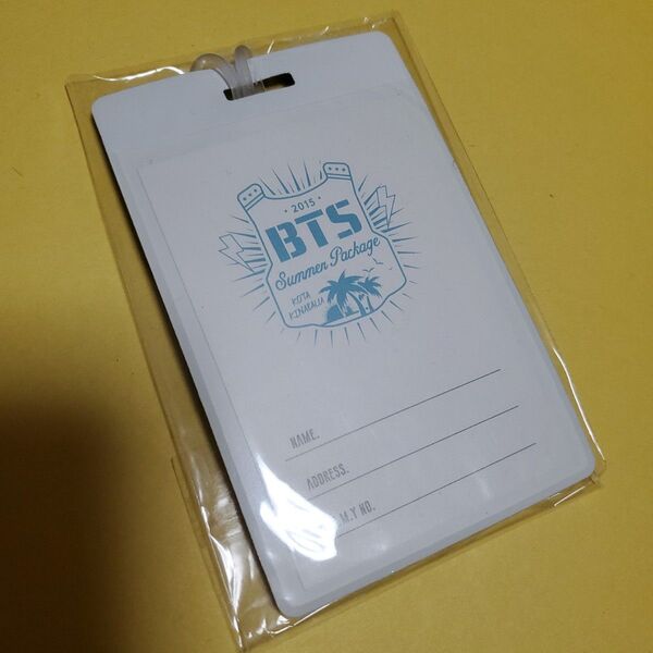 BTS 公式 2015 サマパケ ラゲッジタグ summerpackage