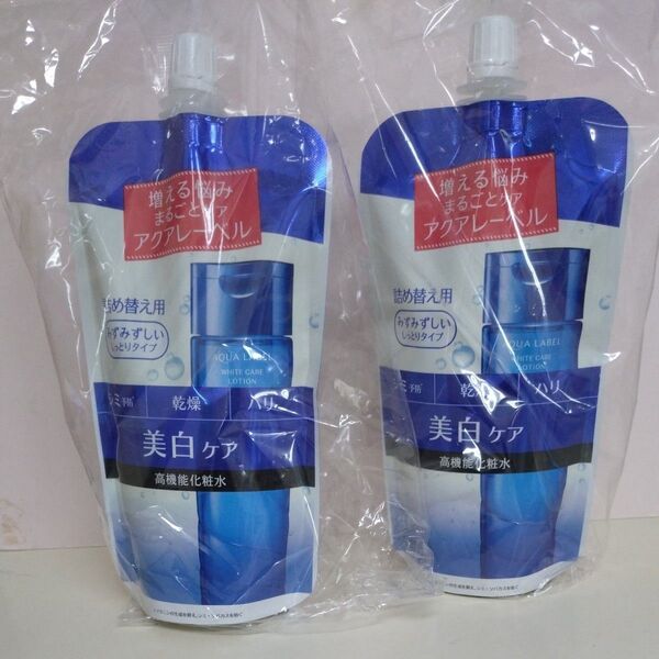 アクアレーベル ホワイトケア ローション M(みずみずしいしっとりタイプ) (詰め替え用) 180ml×2