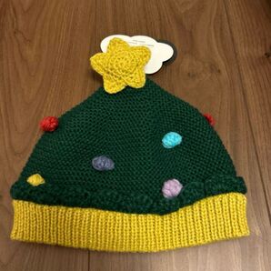 新品 クリスマスツリー ニット帽 バースデイ