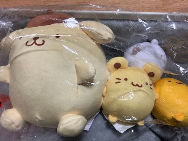 サンリオ ポムポムプリン ペアミニクッション