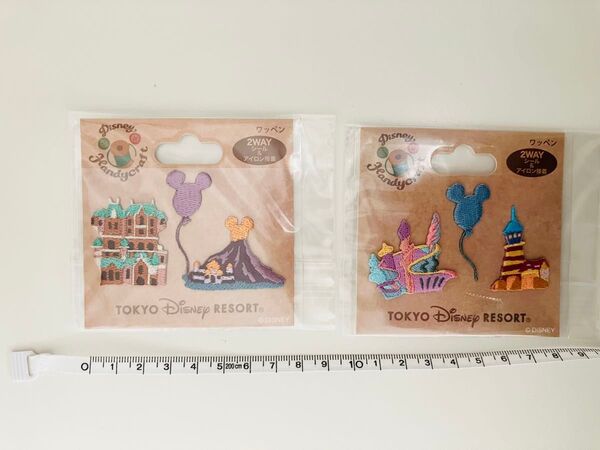 新品 ディズニーシー ワッペン 2個セット