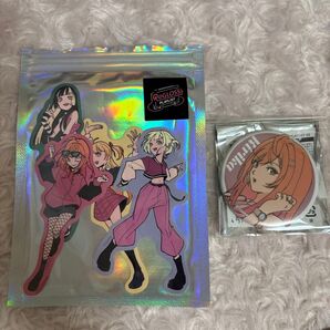 Hololive ReGLOSS ステッカーセット 缶バッチ 一条莉々華 儒烏風亭らでん 轟はじめ 音乃瀬奏
