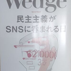 【美品】Wedge 2025/04 民主主義がSNSに呑まれる日