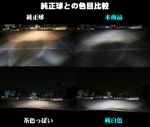 (P)車種別 LEDヘッドライト 爆光 高性能 ウィッシュ ZGE2# H24.4～H29.10 H11 車検対応 6500k 8000LM_画像4