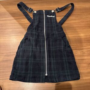 Pinkhunt チェック柄ジャンパースカート