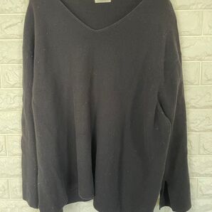 Ungrid ブラック Vネック 長袖ニット サイズ4XL 美品