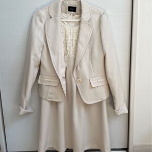 入学式 ベージュ フォーマル ワンピース