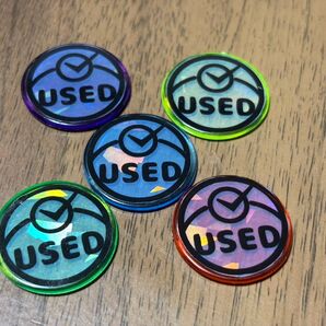 USEDマーカー 5個セット カラフル