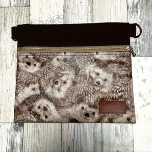 ☆ハンドメイド☆ハリネズミサコッシュ L