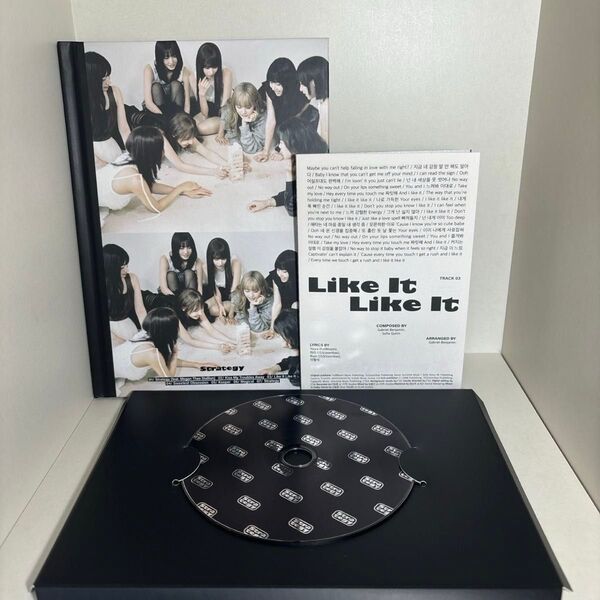 TWICE Strategy アルバム step3 黒 フォトブック CD 歌詞カード