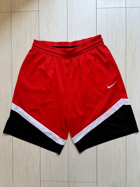 NIKE ナイキ ハーフパンツ メンズ レッド ブラック ホワイト XXL 古着