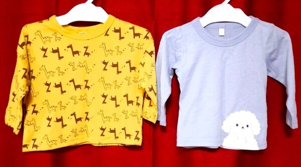【セール中!】ベビー服 ロンT 2着セット 動物柄