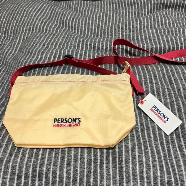 PERSON'S ショルダーバッグ イエロー 未使用