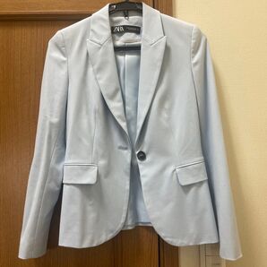 ZARA ジャケット ライトブルー