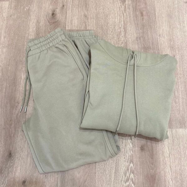 h&m スウェット上下セット 裏起毛