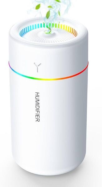 加湿器 小型 卓上 超音波加湿器 卓上加湿器 除菌 350ML 14時間加湿