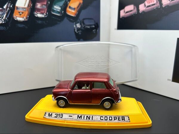 スペイン製 AUTOPILEN オートピレーン ミニクーパー アズキメタリック色 ミニカー オートピレン