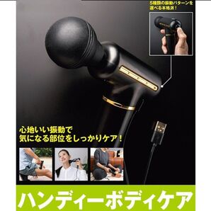 新品 未開封 ハンディーボディケア すぐに使えるUSB電源 5パターン切り替え 握りやすいラウンドフォルム 雑誌 ダイム 付録