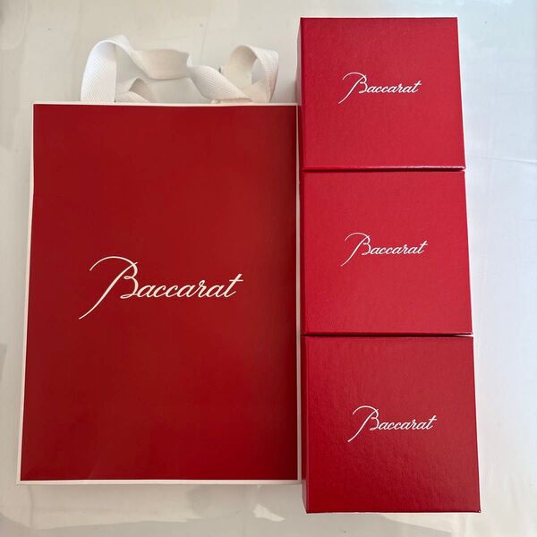 【新品未使用】 バカラ Baccarat バカラ記念グラス グラス クリスタルガラス 2024.2020.2019セット売り