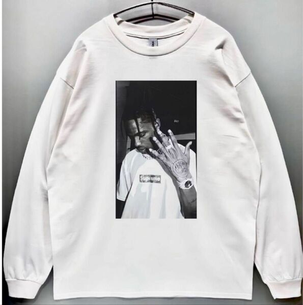 新品未使用Travis Scottトラヴィススコット ロンT 長袖Tシャツ