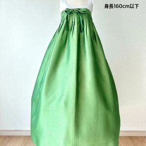 チマチョゴリ 単品シルクチマ 身長160cm以下 バスト110cm