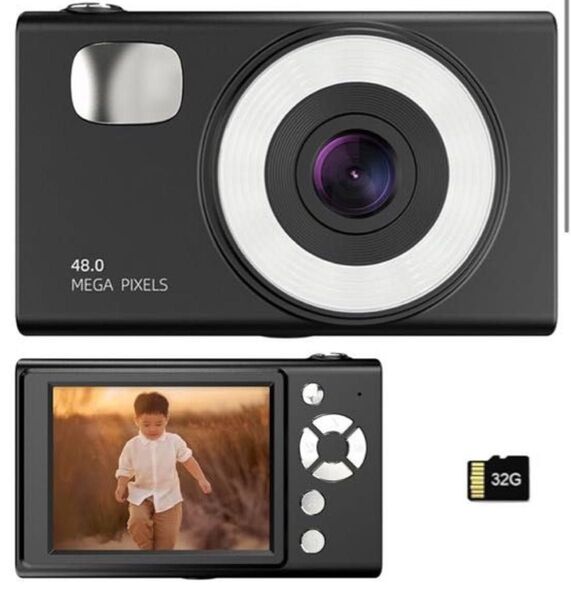 新品 4Kデジタルカメラ デジカメ 4K動画撮影 6800万画素 コンパクト