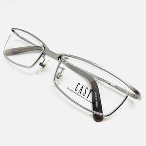 新品 跳ね上げ式 単式 メガネ 眼鏡 日本製 CAST 上品 綺麗 オシャレ 銀色