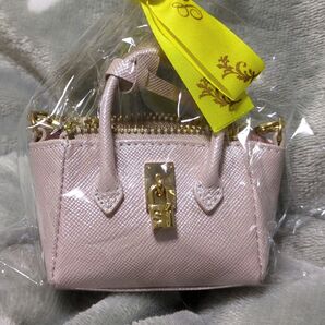 Samantha Thavasa ミニミニアゼル バッグ チャーム 薄いピンク