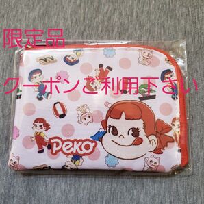 【新品・未使用・未開封】ペコちゃん × 郵便局限定 コラボ L字ポーチ