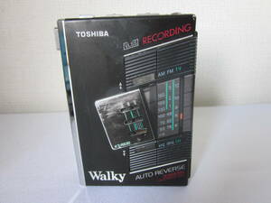 TOSHIBA/東芝　KT-RS30　ラジオカセットレコーダー　Walky　★ジャンク