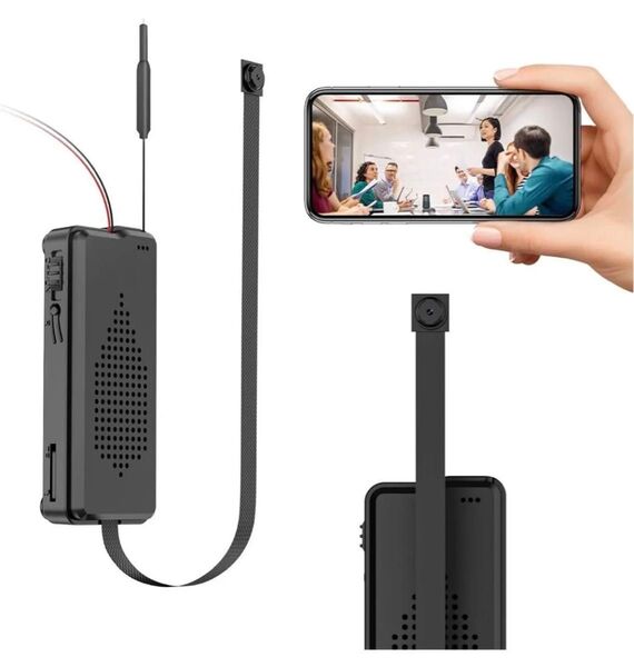 小型カメラ 見守りカメラ HD 防犯カメラ WiFi対応 動体検知 内蔵録音マイク 充電式バッテリー 上書き録画 超小型カメラ