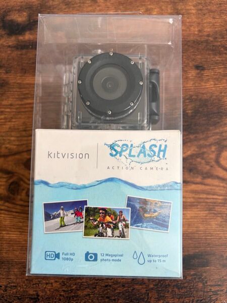 Kitvision キットビジョン Splash 防水アクションカメラ Full HD 1080p
