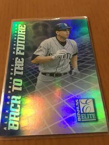 【名作】Alex Rodriguez/Nomar Garciaparra 1998 Donruss Elite Back to the Future non Auto 708/1500