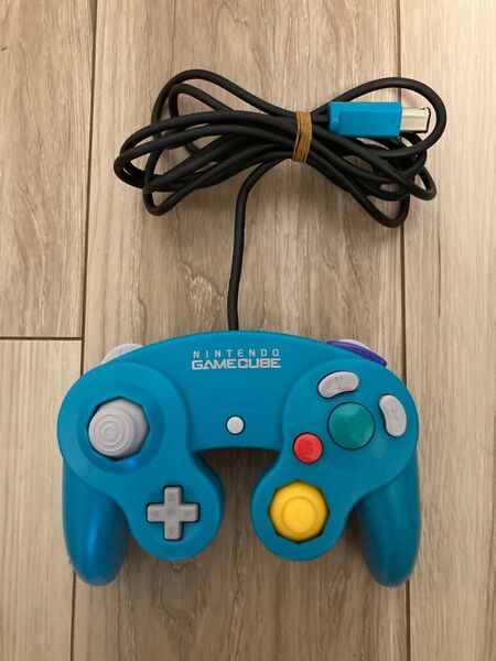 【超美品】 ゲームキューブコントローラー DOL-003 エメラルドブルー