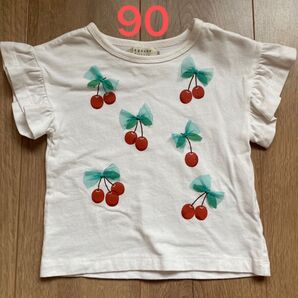la poche biscuit ラ・ポシェ・ビスキュイ Tシャツ 90