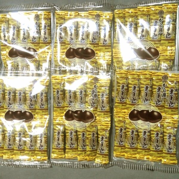 かし原:一口羊羹 栗ようかん 10本入り×6パック 計60本