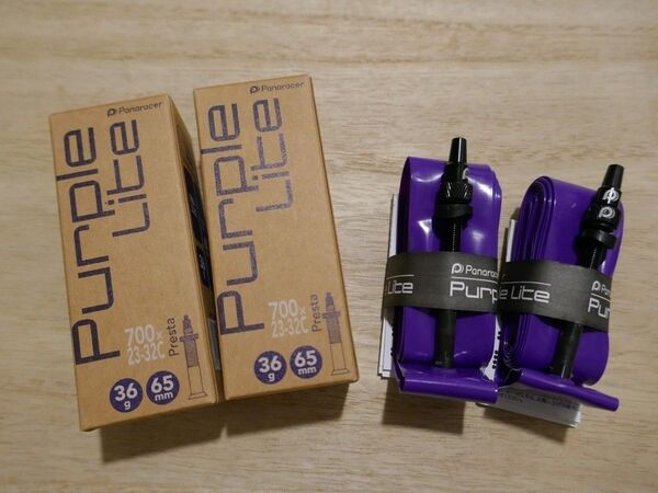 PANARACER PURPLE LITE パナレーサー TPUチューブ 700×23-32C 65mm 仏式 2本セット