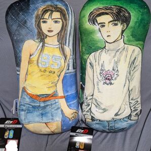 頭文字D イニシャルD INITIALD 背当てクッション 2個セット