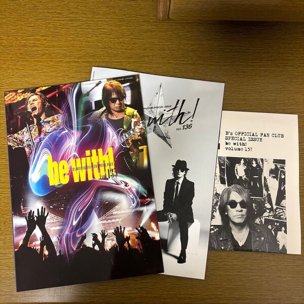 B'z ビーズ ファンクラブ 会報誌 vol.135、136、137 3冊セット