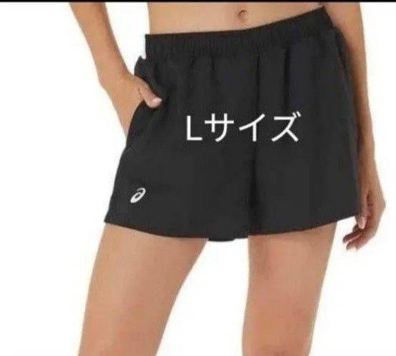 アシックス ドライ ウィメンズ ショーツ パンツ ブラック Lサイズ ショートパンツ スポーツ テニス レディース