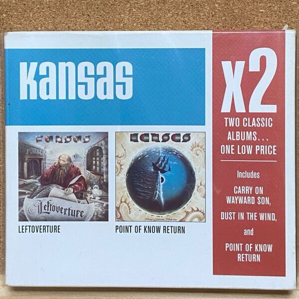 Kansas CD Leftoverture. Point Of Know Return 2枚セット