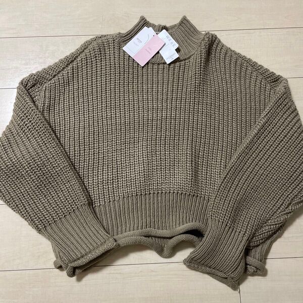 mysa closet momo コラボニット しまむら Mサイズ ブラウン