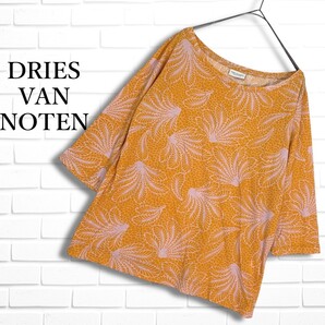 ◆美品◆ DRIES VAN NOTEN ドリスヴァンノッテン 総柄 カットソー トップス レディース F ◆送料無料◆ 3665C◎