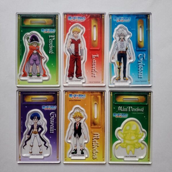 七つの大罪 黙示録の四騎士 アクリルスタンド 6種 コンプリート品