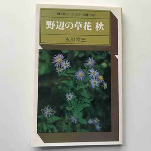 【送料無料】衣川幸三(著・写真)、田中一光(装丁)『野辺の草花 秋（駸々堂ユニコンカラー双書050）』初版1刷（駸々堂、1977年）