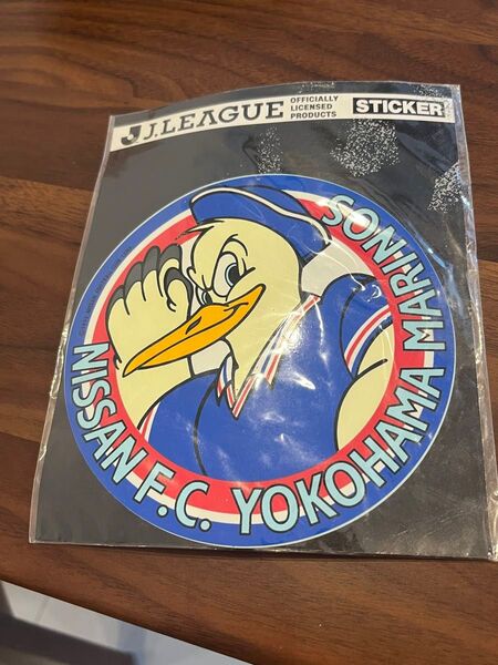 ダイカットステッカー 日産 FC 横浜マリノス 当時物 レア Jリーグ 初期 サッカー