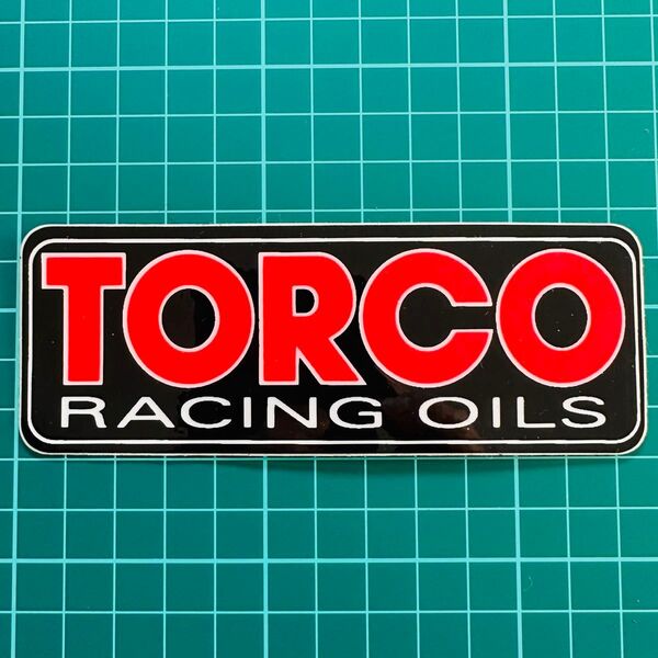 当時物 TORCO RACING OILS トルコレーシングオイル ステッカー