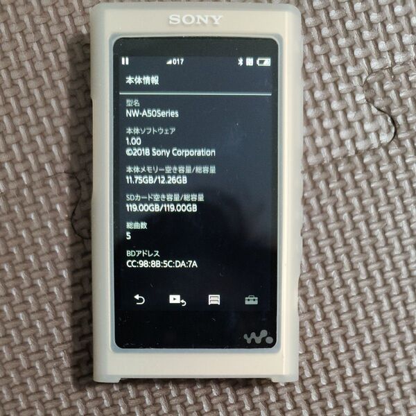 SONY WALKMAN NW-A55HN デジタルオーディオプレーヤー オマケ付き