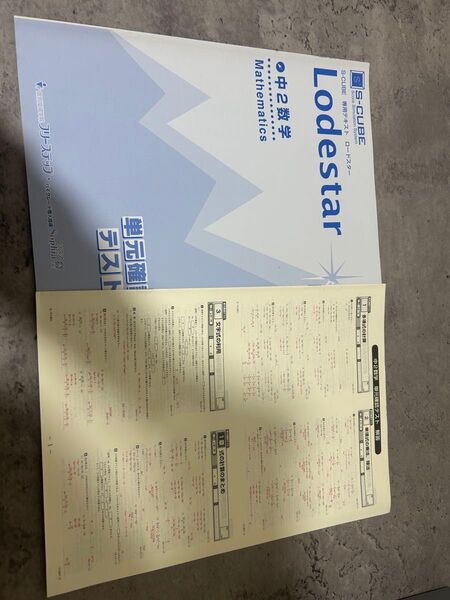 フリーステップ 中2数学 単元確認テスト 解答