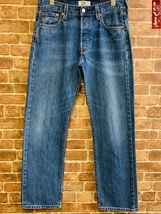 ★Mexico製/W30！リーバイス.Levi's501.色落ち◎.USED加工.ユーズドデニム.USA古着.アメカジロック.RUDO.ルード系バイカースタイル.505/A27_画像2